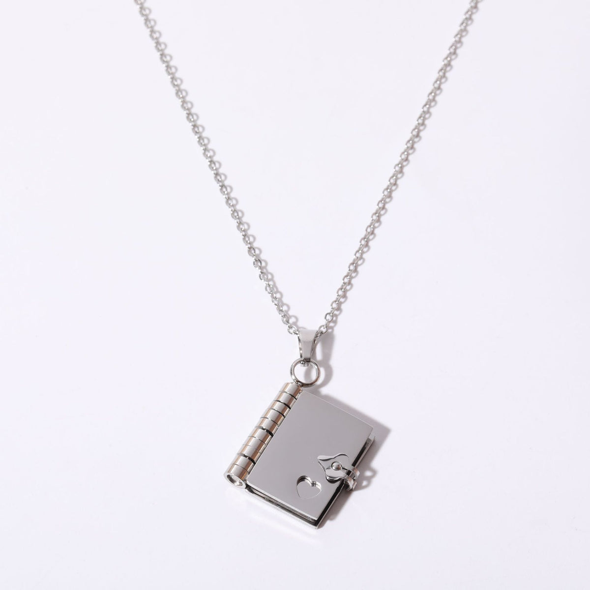 Love Open And Close Book Necklace